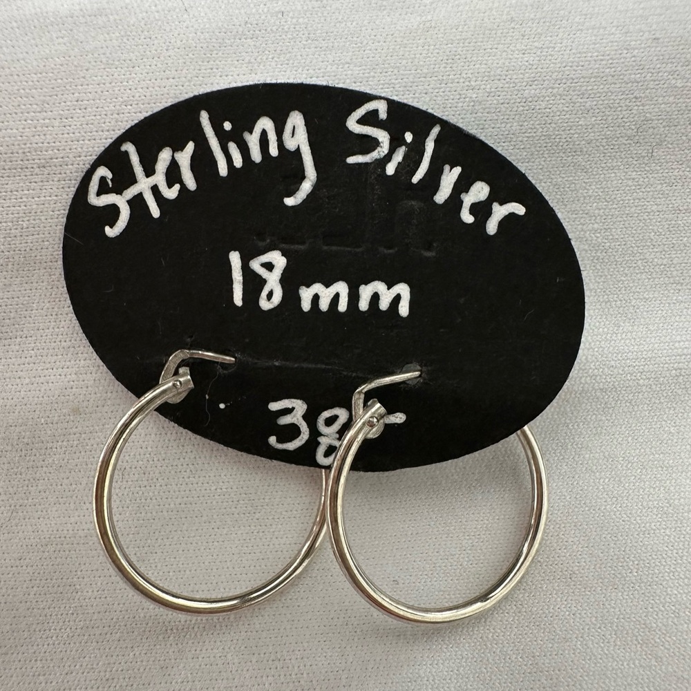 Sterling Silver Hoop Earrings